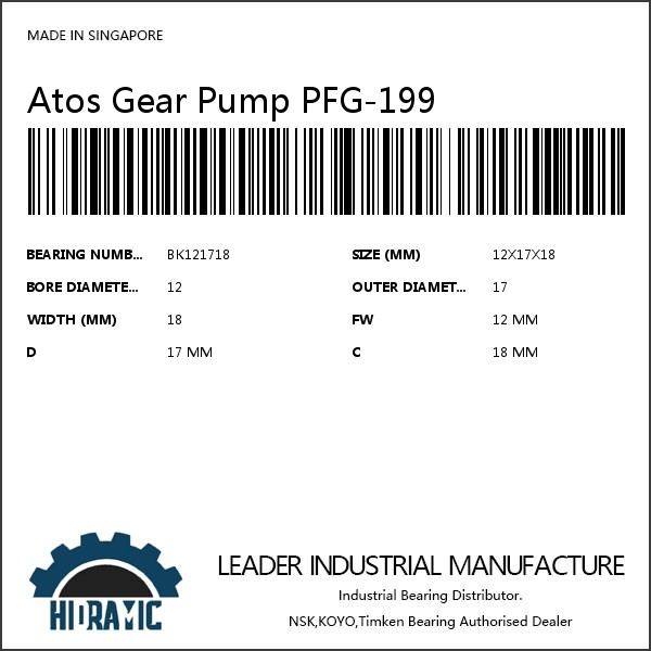 Atos Gear Pump PFG-199