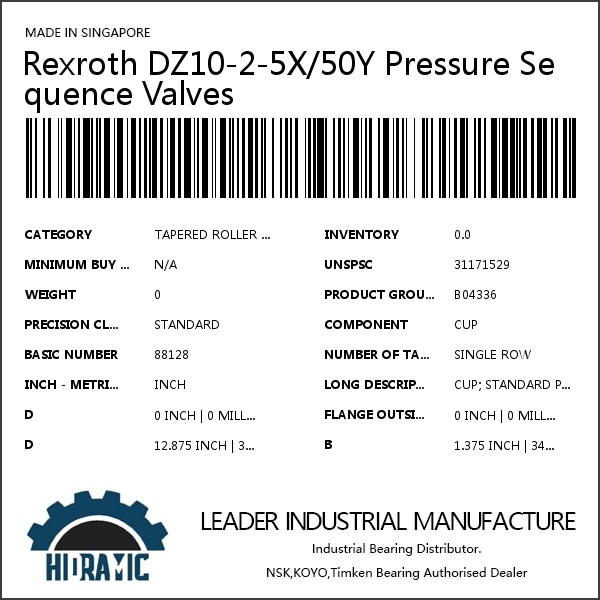 Rexroth DZ10-2-5X/50Y Pressure Sequence Valves