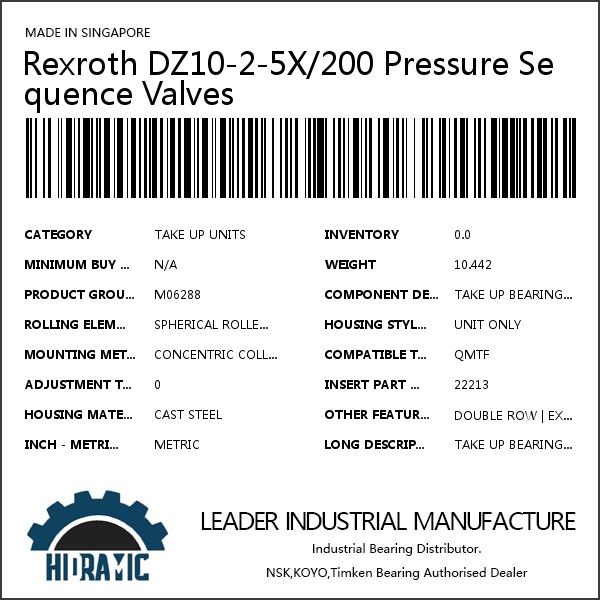 Rexroth DZ10-2-5X/200 Pressure Sequence Valves