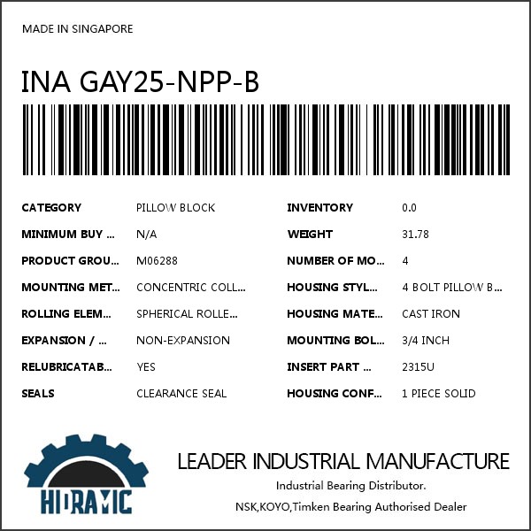INA GAY25-NPP-B