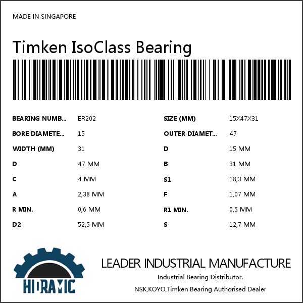 Timken IsoClass Bearing