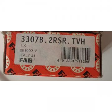 3307-B-2RSR-TVH FAG 35x80x34.9mm  Basic static load rating (C0) 34.5 kN Angular contact ball bearings