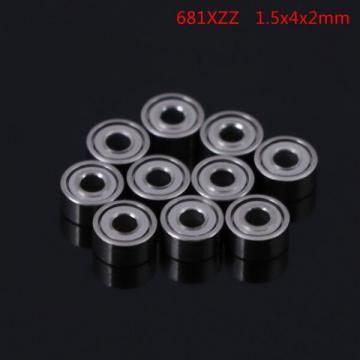 100PCS 681XZZ Miniature Bearings ball mini open bearing 1.5x4x2 1.5*4*2 mm ABCE1