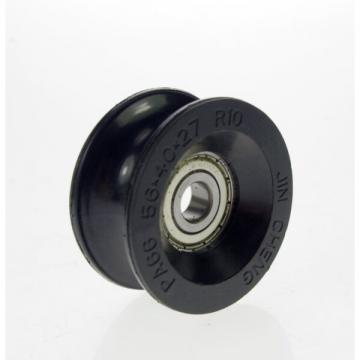2PCS 10*56.5*27mm Rail Ball Bearing Nylon 1056UU U Groove Guide Pulley Sealed