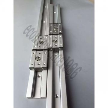 2X SGR15-600mm 15mm Recangle Wheel Liner Rail &amp;4 SGB25UU 4 Wheel BLock Bearing
