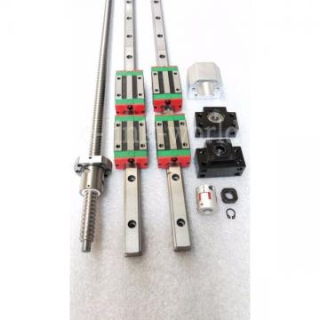 2 X RM2505--500 mm Ball screws with 2 Pcs RM2505 CNC Single nut