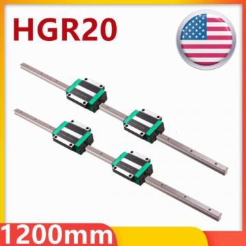 HIWIN HGW20 LINEAR MOTION CARRIAGE RAIL GUIDE SHAFT CNC ROUTER SLIDE BEARING