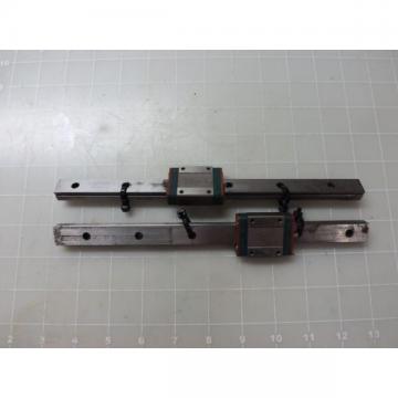 Hiwin Linear Guide Rail 63cm w/2 Bearing Blocks; Model: MGNR15H | MGN15H