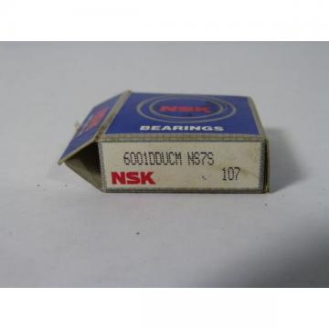 NSK 6001-DDUCM-NS7S Ball Bearing 12X28X8mm Sealed Single Row ! NEW !