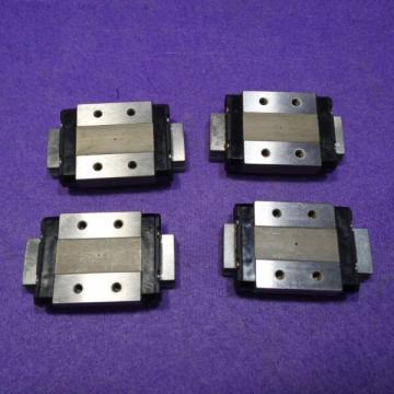 NSK LE090050TRK1J02P51 LM Guide Linear Bearing 1Rail 1Block Lot of 4, USED