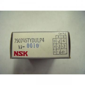 NEW NSK 7907A5TYDULP4 Angular Contact Ball Bearing