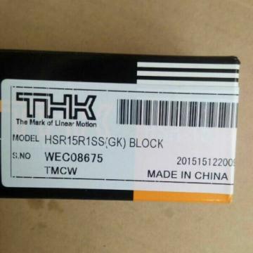 Lot of 2 THK Linear Slides HSR15R with rail Bearing Nice!