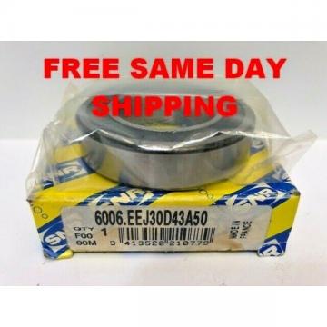 (4) NEW SNR 6006.EEJ30D43A50 55MM 30MM 1/2 IN BEARING LOT OF 4
