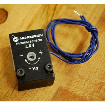 Norgren LX4 Vacuum Sensor. 1X1.5X.75THK 500Vac 24Vdc 10-20Ma - NEW