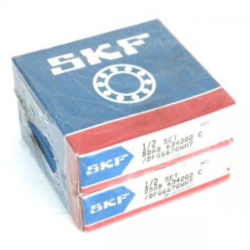 NEW SET OF 2 SKF BDAB 634202 C / DFG667GWH7 SPINDLE BEARINGS 634202C/DFG667GWH7