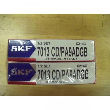 NEW SKF 7013CD/PA9ADGA Set of (2) Bearings