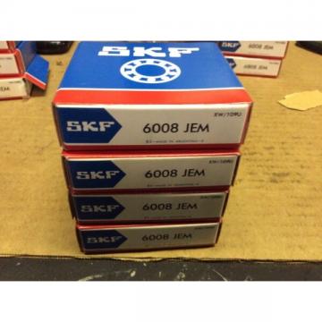2- SKF,bearings#6008 JEM,30day warranty, free shipping lower 48!