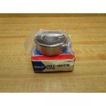 NEW SKF RUBBER SEALED BALL BEARING 2205 E-2RS1KTN9/LHT23 2205 E-2RS1KTN9