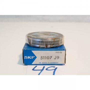 &quot;NEW OLD&quot; SKF Thrust Angular Contact Ball Bearing 51107J9 (3 Available)