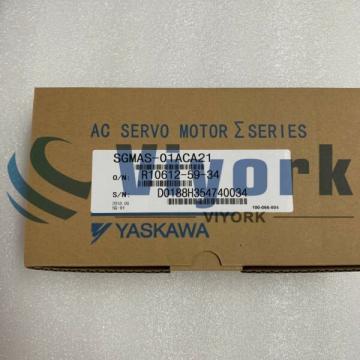 Yaskawa SGMAS-01ACA21 AC Servo Motor w/ THK SKR Railings