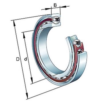 105BER19H NSK r min. 1.1 mm 105x145x20mm  Angular contact ball bearings