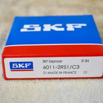 SKF 6011-2RSJEM/C3 Single Row Ball Bearing