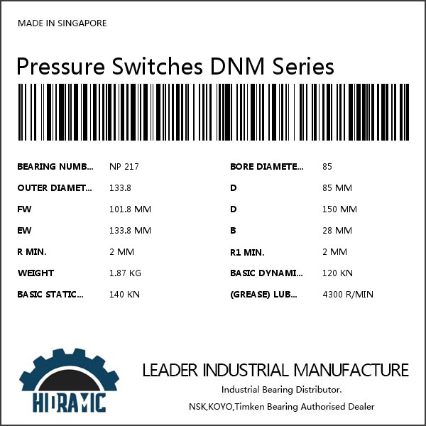 Pressure Switches DNM Series