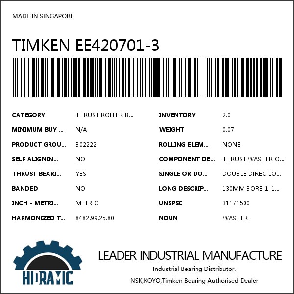 TIMKEN EE420701-3