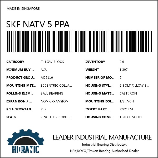SKF NATV 5 PPA #1 small image