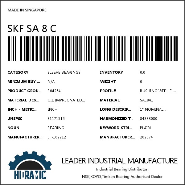 SKF SA 8 C #1 small image