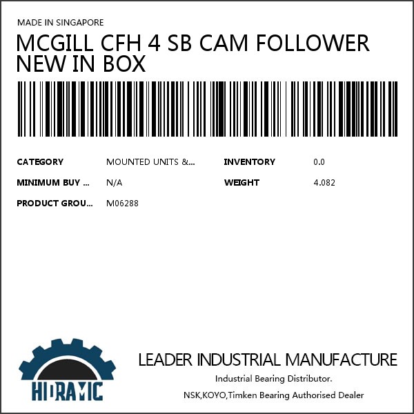 MCGILL CFH 4 SB CAM FOLLOWER NEW IN BOX #1 small image