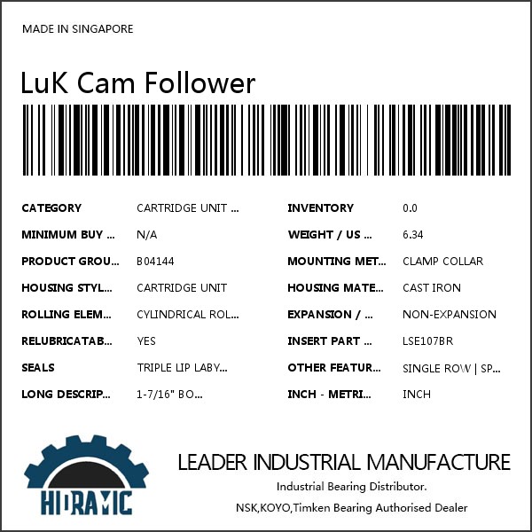 LuK Cam Follower #1 small image