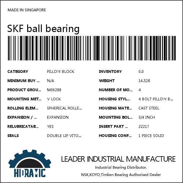 SKF ball bearing #1 small image