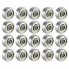 50PCS 623-2RS Rubber Sealed Ball Bearing 623 2rs Miniature Bearings 3x10x4mm New #1 small image