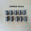(4 PCS) (LM6UU) (6mm) Linear Ball Bearing Bush Bushing CNC Unit For Mini Milling #1 small image