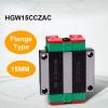 HIWIN HGW15 LINEAR MOTION CARRIAGE RAIL GUIDE SHAFT CNC ROUTER SLIDE BEARING #1 small image