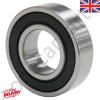 SKF 6302-2RS1/C3 DEEP GROOVE BALL BEARING, 15mm x 42mm x 13mm, FIT C3, DBL SEAL #1 small image
