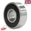SKF 6200-2RS1/C3 DEEP GROOVE BALL BEARING, 10mm x 30mm x 9mm, FIT C3, DBL SEAL #1 small image