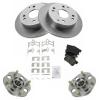 2 New Rear Left and Right Wheel Hub Bearing Assembly w/ Tone Ring GMB 735-0234