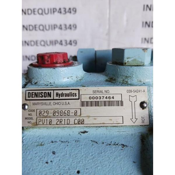 Denison PV10-2R1D-C00  PV Series Variable Displacement Piston Pump #1 image