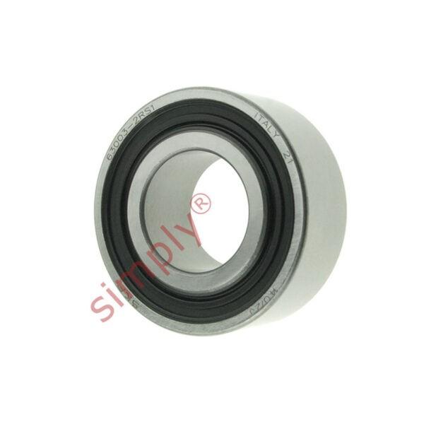 3003 ZZ ISO 17x35x14mm  d 17 mm Angular contact ball bearings #1 image