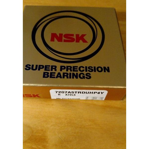 NSK 7207A5TRDUHP4Y (OLD 7207A5TYDUHP4) 35 mm x 72 mm x 34 mm PRECISION BEARING #1 image
