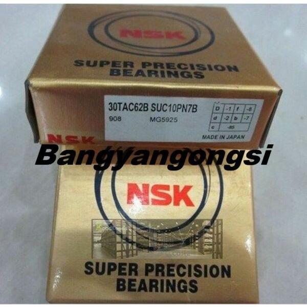 NSK Precision Ball Screw Support Bearing 60TAC120BSUC10PN7B #1 image
