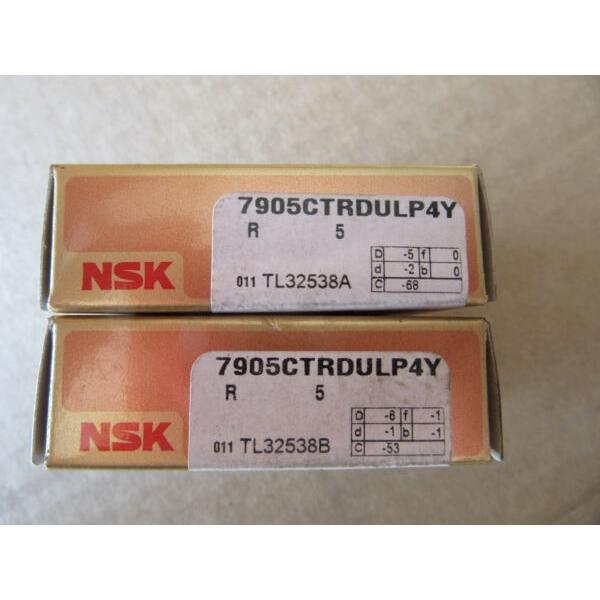 NSK BEARING 7905CTRDULP4Y NIB #1 image