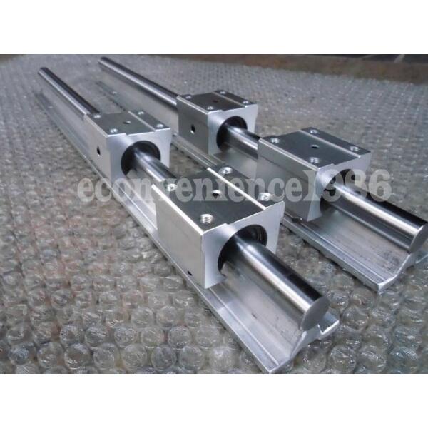 2 xSBR25-1625mm 25MM FULLY SUPPORTED LINEAR RAIL SHAFT&amp; 4SBR25UU Rounter Bearing #1 image