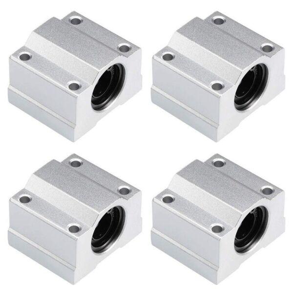 4pcs SC12UU SCS12UU 12mm Linear Ball Bearing Linear Motion Bearing Slide For CNC #1 image