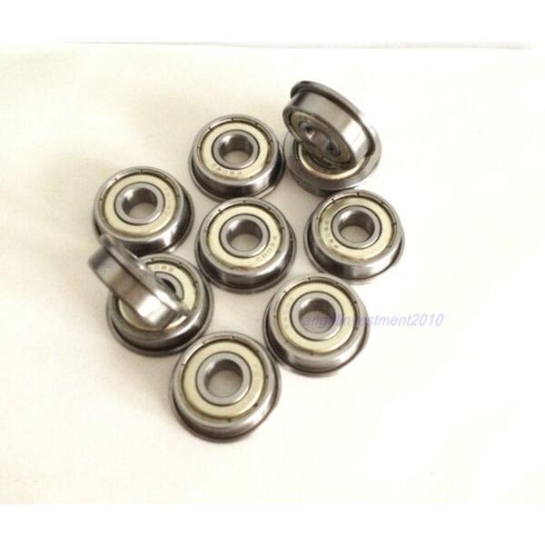 10pcs Flange Bearing 10mm x 15mm x 4mm F6700ZZ #1 image