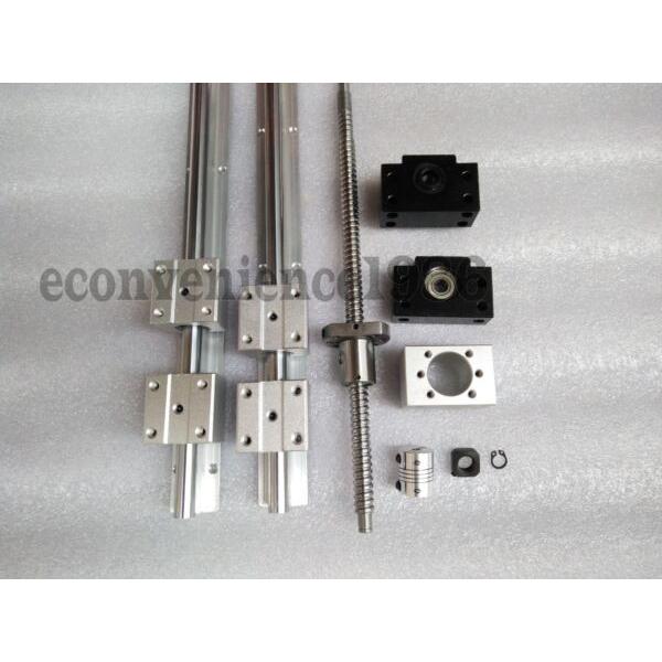 SBR16-600mm 16mm FULLY SUPPORTED LINEAR RAIL SHAFT CNC ROUTER SLIDE BEARING ROD #1 image