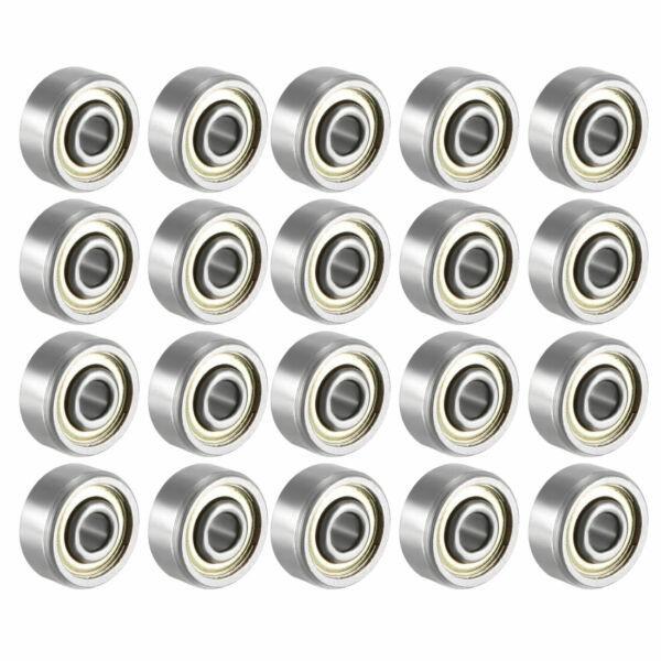 50PCS 623-2RS Rubber Sealed Ball Bearing 623 2rs Miniature Bearings 3x10x4mm New #1 image