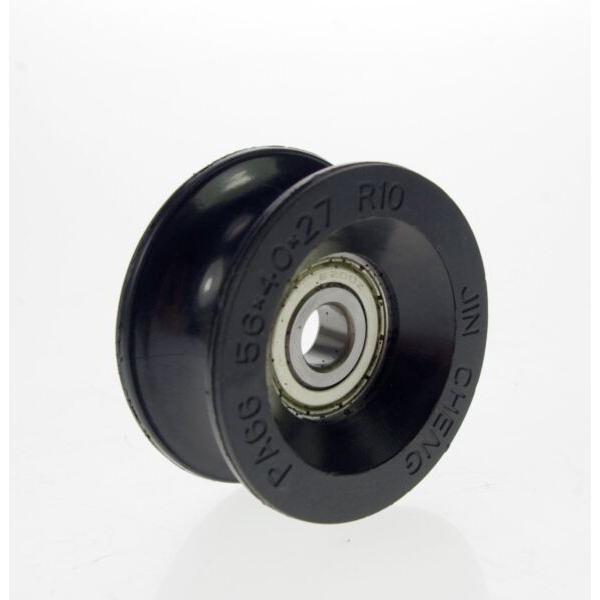2PCS 10*56.5*27mm Rail Ball Bearing Nylon 1056UU U Groove Guide Pulley Sealed #1 image